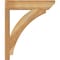 Ekena Millwork Thorton Slat Rough Sawn Outlooker, Western Red Cedar, 6"W x 22"D x 26"H OUT06X22X26THR06RWR - alternate 3
